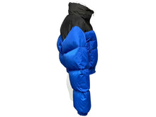 画像をギャラリービューアに読み込む, 新品未使用品 VETEMENTS ヴェトモン Padded Jacket パデッドジャケット レディース サイズ S ブルー ブラック WA65JA132N 中古 4c073265