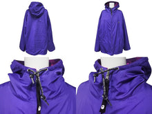 画像をギャラリービューアに読み込む, A BATHING APE アベイシングエイプ BAPE ベイプ リバーシブルジャケット カモ ポリエステル コットン パープル サイズL 美品 中古 4c073273