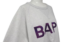 画像をギャラリービューアに読み込む, 極美品 A BATHING APE アベイシングエイプ Logo Sweat Grey ロゴスエット グレー サイズ L 001SWJ301007M 中古 4c073275