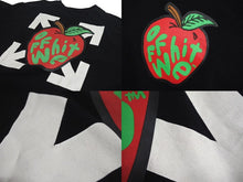 画像をギャラリービューアに読み込む, OFF-WHITE オフホワイト 半袖Tシャツ プリント ブラック コットン サイズXL OMAA038S21JER015 美品 中古 4c073317