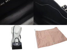 画像をギャラリービューアに読み込む, 極美品 MIUMIU ミュウミュウ ハンドバッグ ショルダーバッグ 5BA268 ボックスカーフ ブラック シルバー金具 2WAY 中古 4c073378