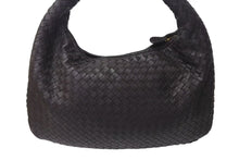 Load image into Gallery viewer, BOTTEGA VENETA ボッテガヴェネタ イントレチャート ホーボー ワンショルダーバッグ レザー ブラウン ゴールド金具 115653 美品 中古 4c073581
