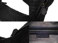 Load image into Gallery viewer, BOTTEGA VENETA ボッテガヴェネタ イントレチャート ホーボー ワンショルダーバッグ レザー ブラウン ゴールド金具 115653 美品 中古 4c073581