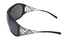 画像をギャラリービューアに読み込む, YVES SAINT LAURENT イヴサンローラン サングラス YSL6107/S サイズ125 ブラック プラスチック ラインストーン 美品 中古 4c073650