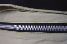 Load image into Gallery viewer, BOTTEGA VENETA ボッテガヴェネタ リュックサック バックパック ベージュ ブラック ナイロン ポリエステル シルバー金具 美品 中古 4c073667