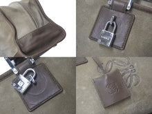 画像をギャラリービューアに読み込む, LOEWE ロエベ アマソナ28 ハンドバッグ 010403 アナグラムロゴ スウェード レザー ブラウン シルバー金具 良品 中古 4c073673
