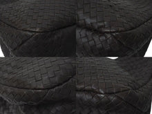 画像をギャラリービューアに読み込む, BOTTEGA VENETA ボッテガヴェネタ イントレチャート ホーボー ワンショルダーバッグ 124864 レザー ガンメタ金具 美品 中古 4c073693