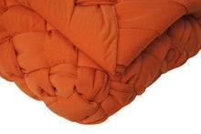 Load image into Gallery viewer, 新品同様 BOTTEGA VENETA ボッテガヴェネタ スモール ランプル メッセンジャー ショルダーバッグ ポリエステル オレンジ 中古 4c073774