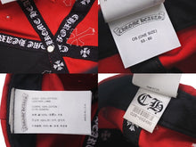 画像をギャラリービューアに読み込む, 極美品 CHROME HEARTS クロムハーツ Cross Patch Baseball Cap クロスパッチベースボールキャップ 帽子 レッド ホワイト 中古 4c073775