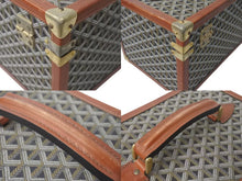 画像をギャラリービューアに読み込む, GOYARD ゴヤール ヴァニティケース 化粧ケース ヴィンテージ ブラック ブラウン キャンバス レザー ゴールド金具 良品 中古 4c073869