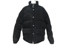 画像をギャラリービューアに読み込む, A Bathing Ape アベイシングエイプ ダウンジャケット カーキ ブラック 001HJ9801024 サイズM 美品 中古 4c073889