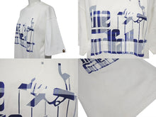 画像をギャラリービューアに読み込む, A Bathing APE × The Godfather ベイシング エイプ × ゴッドファーザー コラボ Tシャツ ホワイト ブルー M 美品 中古 4c073891
