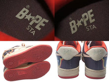 画像をギャラリービューアに読み込む, A BATHING APE アベイシングエイプ × Kanye West カニエウェスト BAPE STA Low ベイプスタ ロー スニーカー 0607FS-001 US9 美品 中古 4c073932