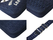 画像をギャラリービューアに読み込む, Miu Miu ミュウミュウ Matelasse Denim Shoulder bag マテラッセ デニム ショルダーバック 2WAYS 5BH211 美品 中古 4c073991