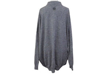 画像をギャラリービューアに読み込む, 極美品 LOEWE ロエベ アナグラム ポロシャツ グレー トップス 長袖 ウール 1159 343 8432 オーバーサイズ サイズM 中古 4c074003