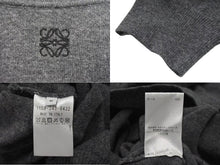 画像をギャラリービューアに読み込む, 極美品 LOEWE ロエベ アナグラム ポロシャツ グレー トップス 長袖 ウール 1159 343 8432 オーバーサイズ サイズM 中古 4c074003