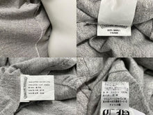 画像をギャラリービューアに読み込む, CHROME HEARTS クロムハーツ ベースボールシャツ サイズS クロスボールボタン レザーロゴパッチ グレー シルバー925 美品 中古 4c074111