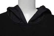 画像をギャラリービューアに読み込む, 極美品 PRADA プラダ パーカー 134643 サイズL トライアングルロゴ クロップド丈 リナイロン コットン ブラック 21AW 中古 4c074130