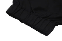 画像をギャラリービューアに読み込む, 極美品 PRADA プラダ パーカー 134643 サイズL トライアングルロゴ クロップド丈 リナイロン コットン ブラック 21AW 中古 4c074130