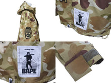 画像をギャラリービューアに読み込む, A BATHING APE × ALPHA INDUSTRIES アベイシングエイプ アルファ 20AW Ecwcs 3 Layer ジャケット カモフラ カーキ ポリエステル 001HJG731909X サイズM 美品 中古 4c074136