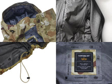 画像をギャラリービューアに読み込む, A BATHING APE × ALPHA INDUSTRIES アベイシングエイプ アルファ 20AW Ecwcs 3 Layer ジャケット カモフラ カーキ ポリエステル 001HJG731909X サイズM 美品 中古 4c074136