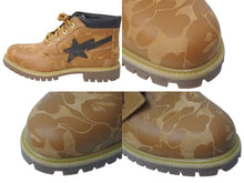 画像をギャラリービューアに読み込む, 極美品 Timberland ティンバーランド BAPE コラボ PREMIUM WATER PROOF CHUKKA BOOTS サイズ27.0cm ベージュ 中古 4c074137