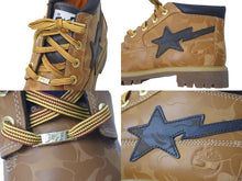 画像をギャラリービューアに読み込む, 極美品 Timberland ティンバーランド BAPE コラボ PREMIUM WATER PROOF CHUKKA BOOTS サイズ27.0cm ベージュ 中古 4c074137
