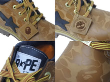画像をギャラリービューアに読み込む, 極美品 Timberland ティンバーランド BAPE コラボ PREMIUM WATER PROOF CHUKKA BOOTS サイズ27.0cm ベージュ 中古 4c074137