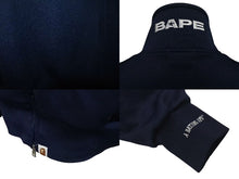 Load image into Gallery viewer, A Bathing Ape アベイシングエイプ Ape Patch Truck Jacket エイプワッペントラックジャケット サイズ M ネイビー 美品 中古 4c074141