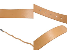 画像をギャラリービューアに読み込む, A BATHING APE アベイシングエイプ BAPE ベイプ ベルト サイズL ベージュ レザー 美品 中古 4c074143