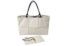 画像をギャラリービューアに読み込む, 極美品 BOTTEGA VENETA ボッテガヴェネタ ザ アルコトート トートバッグ バッグ ラムスキン 麻 614486VMBN29819 中古 4c074165