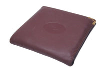 Load image into Gallery viewer, CARTIER カルティエ ヴィンテージ マストライン コンパクトウォレット ショートウォレット 財布 ボルドー 中古 4c074190