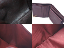 Load image into Gallery viewer, CARTIER カルティエ ヴィンテージ マストライン コンパクトウォレット ショートウォレット 財布 ボルドー 中古 4c074190