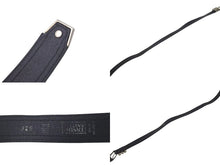 画像をギャラリービューアに読み込む, GIANNI VERSACE ジャンヌヴェルサーチ 3連ベルト クラシックロゴ イタリア製 ブラック サイズ75/30 良品 中古 4c074191