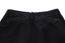 画像をギャラリービューアに読み込む, VERSACE COLLECTION ヴェルサーチ コレクション パンツ デニム コットン ブラック シルバー金具 美品 中古 4c074195