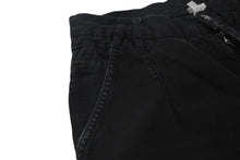 画像をギャラリービューアに読み込む, VERSACE COLLECTION ヴェルサーチ コレクション パンツ デニム コットン ブラック シルバー金具 美品 中古 4c074195