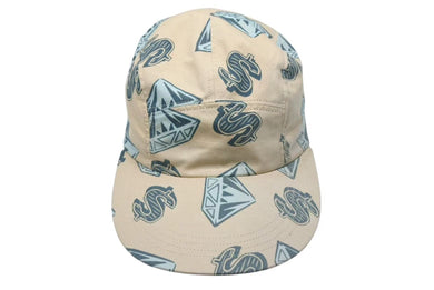 BILLIONAIRE BOYS CLUB ビリオネアボーイズクラブ BBC キャップ 帽子 2000s ヴィンテージ ベージュ ブルー 美品 中古 4c074208