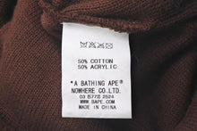 画像をギャラリービューアに読み込む, A BATHING APE アベイシングエイプ TERIYAKI SOURCE テリヤキソース ビーニー ニット帽 ブラウン ベイプ 良品 中古 4c074234