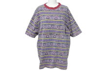 画像をギャラリービューアに読み込む, STUSSY ステューシー 半袖シャツ ペイズリー XL 80`s USA製 OLD STUSSY ステューシー オールド 総柄 パープル 美品 中古 4c074240