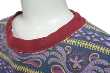 画像をギャラリービューアに読み込む, STUSSY ステューシー 半袖シャツ ペイズリー XL 80`s USA製 OLD STUSSY ステューシー オールド 総柄 パープル 美品 中古 4c074240