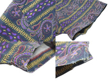 画像をギャラリービューアに読み込む, STUSSY ステューシー 半袖シャツ ペイズリー XL 80`s USA製 OLD STUSSY ステューシー オールド 総柄 パープル 美品 中古 4c074240