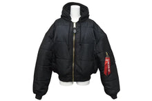 画像をギャラリービューアに読み込む, VETEMENTS ヴェトモン デムナ期 ALPHA ボンバージャケット リバーシブル 2017 オレンジ ブラック TA01298076 美品 中古 4c074256