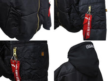 画像をギャラリービューアに読み込む, VETEMENTS ヴェトモン デムナ期 ALPHA ボンバージャケット リバーシブル 2017 オレンジ ブラック TA01298076 美品 中古 4c074256