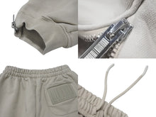 画像をギャラリービューアに読み込む, VETEMENTS ヴェトモン BARCODE PATCH SWEATPANTS バーコードパッチスウェットパンツ ベージュ サイズ S 美品 中古 4c074312