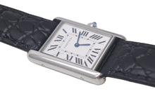Load image into Gallery viewer, 極美品 CARTIER カルティエ 時計 タンクマスト LM クォーツ メンズ WSTA0041 SS シルバー クォーツ 中古 4c074338