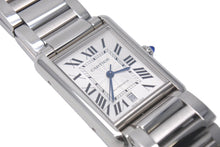 Load image into Gallery viewer, 極美品 CARTIER カルティエ 時計 WSTA0053 タンク マスト ウォッチ XL メンズ SS シルバー クォーツ 中古 4c074339