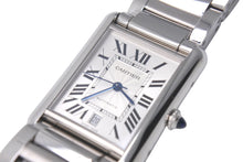 Load image into Gallery viewer, 極美品 CARTIER カルティエ 時計 WSTA0053 タンク マスト ウォッチ XL メンズ SS シルバー クォーツ 中古 4c074339
