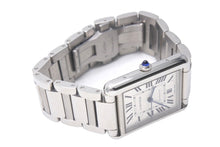 Load image into Gallery viewer, 極美品 CARTIER カルティエ 時計 WSTA0053 タンク マスト ウォッチ XL メンズ SS シルバー クォーツ 中古 4c074339