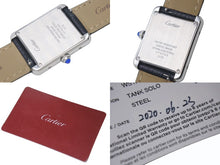 Load image into Gallery viewer, 極美品 CARTIER カルティエ 時計 WSTA0030 タンクソロ SM クォーツ レディース SS シルバー クォーツ 中古 4c074340