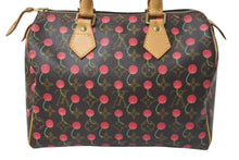 画像をギャラリービューアに読み込む, LOUIS VUITTON ルイヴィトン モノグラムチェリー スピーディ25 ハンドバッグ M95009 村上隆 ブラウン 美品 中古 4c074408